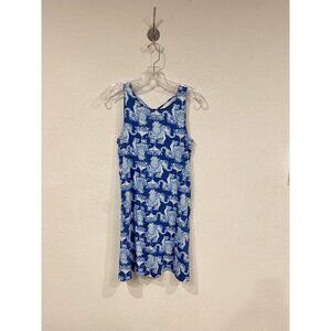 Lilly Pulitzer Dress Womens XS Elephant Print Tank Sundress Preppy Extra Small